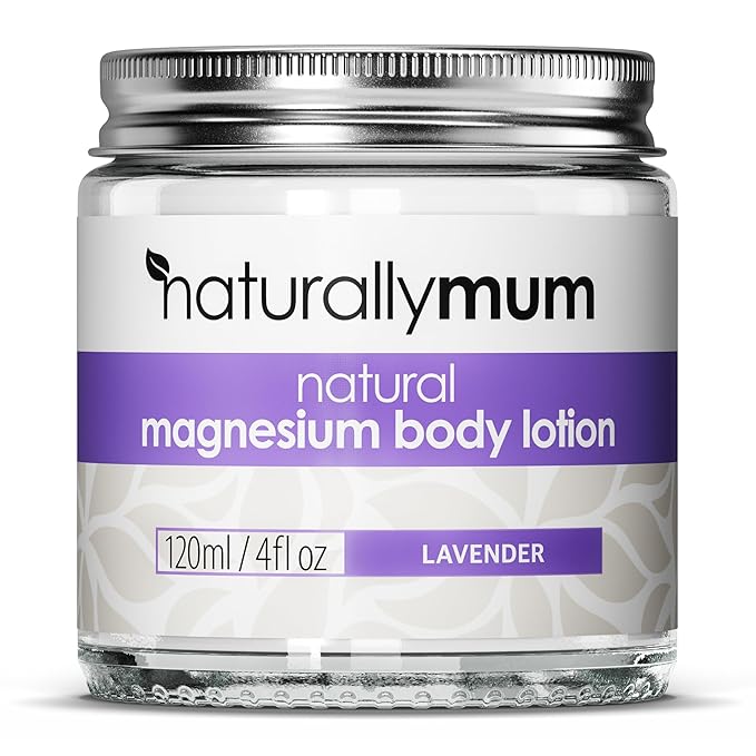 Magnesium Body Lotion | NATURAL & VEGAN, Topical Magnesium Cream Lotion Support for Sleep, Bone, Heart & Muscle Health, Lavender, Made in UK, Safe for Kids